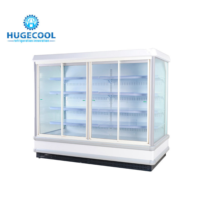 Single Temperature Refrigerated Display Case , Multideck Display Chiller