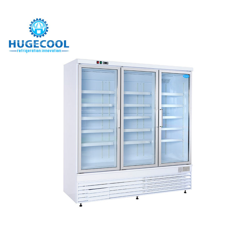 R404a Refrigerant Convenience Store Fridge Customized Capacity With 2 Door