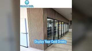 Supermarktdisplaykoeler voor bier en drankjes