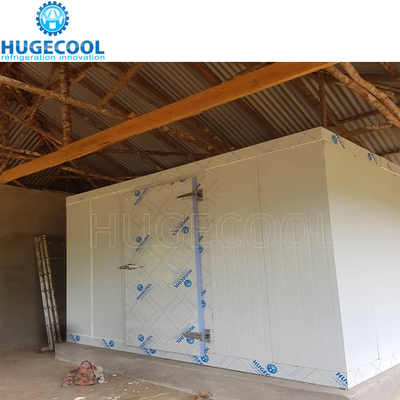 Gas station cold room refrigeration unit with PU panels