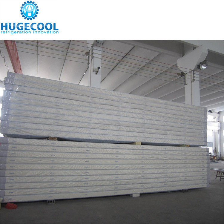 Distribution Painted Steel Surface Polyurethane Sandwiched Panel for Cold Storage Room