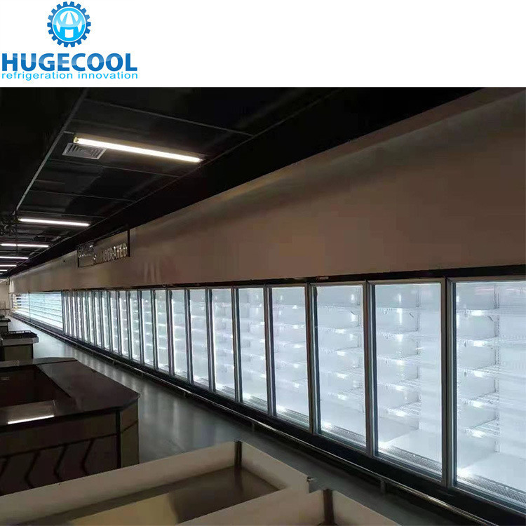 Customization Commercial Walk in Cooler with Glass Door Beer Cave Display Cold Room