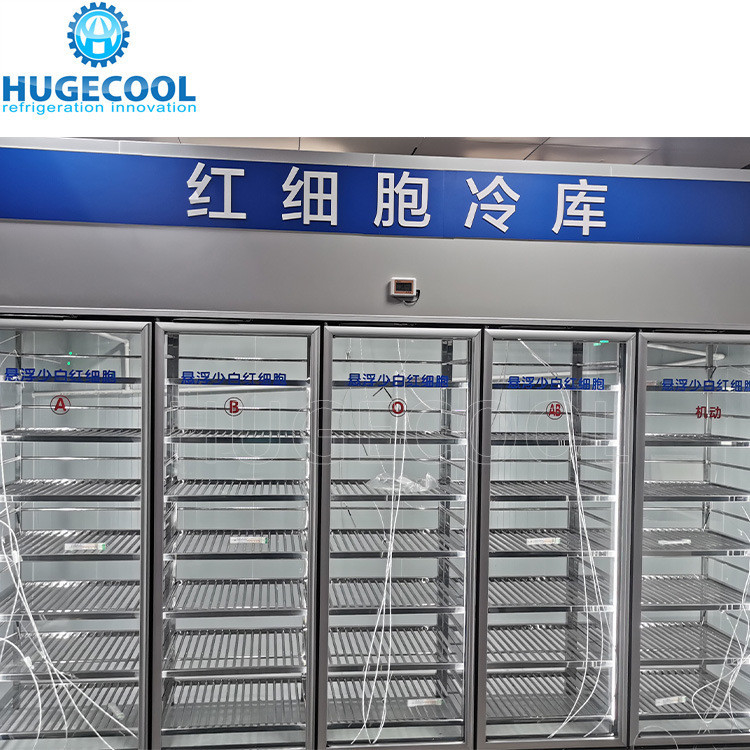 Walk in Cooler Refrigeration Equipment Kitchen with Online Service Black Glass Door